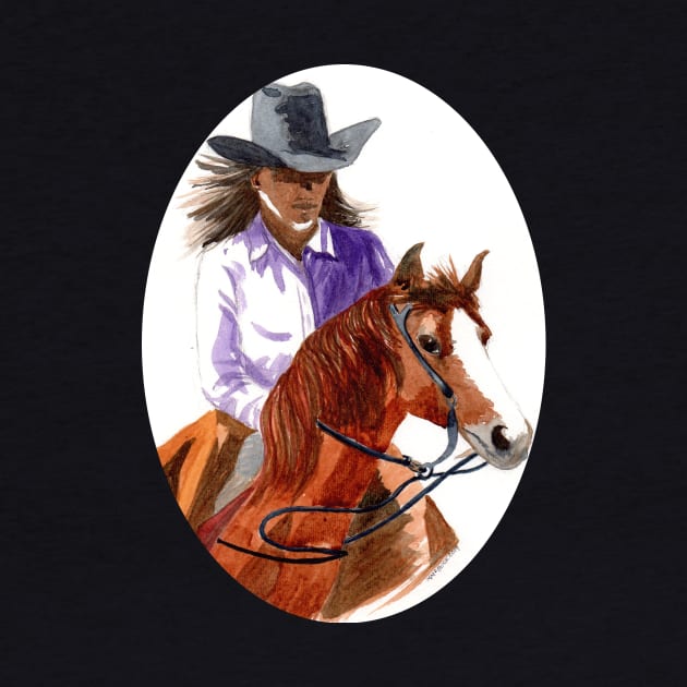 Barrel Racing Cowgirl by MMcBuck